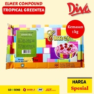 [1 kg] Elmer Tropical Greentea - Elmer Compound / Chocolate bar