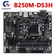 Gigabyte B250M-DS3H LGA 1151 Desktop Motherboard, Compatible with 6th/7th Gen i7 i5 i3 DDR4 64GB M.2
