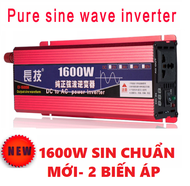 Bộ Kich Điện Inverter 12v Công Suất 1600w Sin Chuẩn-Đổi Nguồn DC 12v Lên 220v Công Suất 1600w Sin Ch