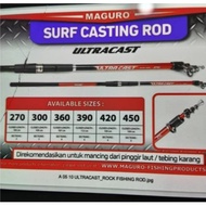 Maguro Fishing Rod Surf Casting Ultracasting Surfing Sand Edge Red Rod Stick Rod Fishing Rod Surf Kest Kest