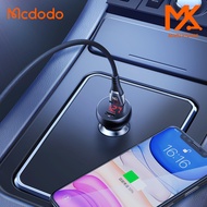 Mcdodo CC-6810 Car Charger 30W – 1C + 1A PD – Digital Screen – Fast Charging in the Car