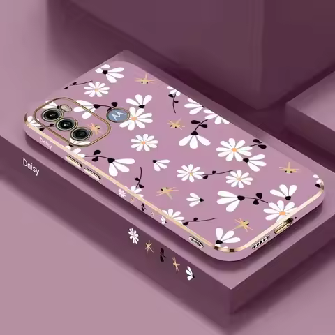 Daisies Phone Case For Motorola Moto G60 G53 G52 G50 G42 G30 G20 G22 G52 E20 E7 Plus G9 Play G8 Powe