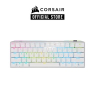 CORSAIR K70 PRO MINI WIRELESS 60% Mechanical CHERRY MX Red Switch Keyboard with RGB Backlighting (Swappable Cherry Switches) - White