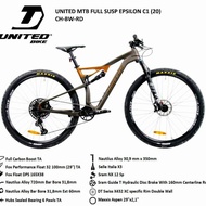 Sepeda Gunung UNITED MTB Full Suspension EPSILON C 1.00 (2020)