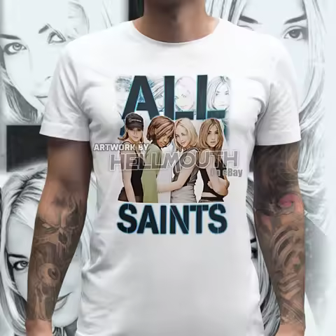 All Saints band t-shirt - Mens & Women's sizes S-XXL - 90s retro music pop group