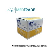NIPRO Needle 30G x 1/2 (0.30 x 13mm)