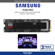[FAST SHIP] Samsung 9100 PRO | NVMe 2.0 | PCIe 5.0 x4 Internal SSD (8TB) (With / Without Heatsink(
