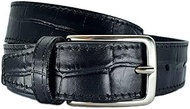 Handmade belt black genuine leather new 44.9 inch stylish women belt