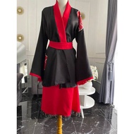 Kostum Cosplay Kimono Dress Akatsuki Anime Naruto Costum Cosplay Dress Akatsuki Full Set