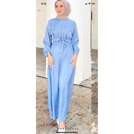 abaya neelofa/dress satin