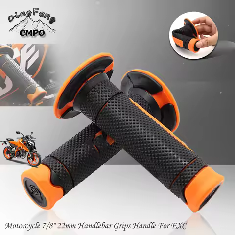 Modified Motorcycle 7/8" 22mm Rubber Handle Bar Part Cover Grip for KTM 125 200 250 350EXC-F SIX DAY