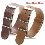Leather Watch Band 18mm 20mm 22mm for Seiko Watchbands for Rolex Universal Replacement Strap for Samsung Galaxy Watch 6 5 4 3 Women Wristband Men Business Straps Watches Accessorie