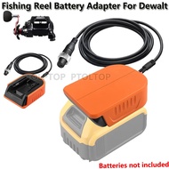 Penyesuai Kekili Memancing Elektrik untuk Dewalt 20V Bekerja untuk Daiwa/Shimano 14.4V Kekili Bantua