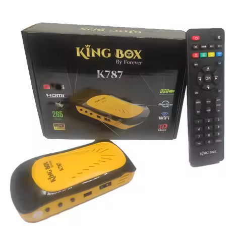Southeast Asia Kingbox K787 Decoder HEVC DVB-S2/S2X TV Set-Top Box