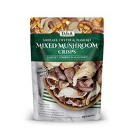 DJ&A Crispy Mushroom Crisps Mix 65g - DJ&A Shiitake, Oyster & Nameko Mixed Mushroom Crisps