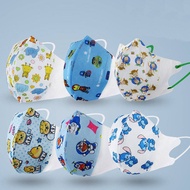 50pcs 3D Kids Mask Baby Mask 3PL Disposable comfortable breathing cartoon pattern face Mask (For 0~3