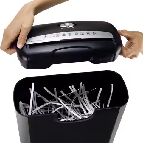 Paper Shredder Paper Photos Portable Electric Office Shredder Automatic Household Office Use