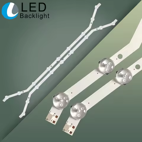 2Pcs 32in LED Backlight TV Repair Parts for Samsung 32FH 586mm 9led UA32FH4003RXTW UE32EH4003WXUA LH