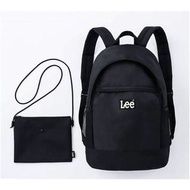 日本雜誌附錄 Lee 防水雙肩包 學生書包 優閒小斜孭袋 旅行背包 兩件套