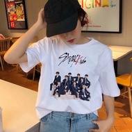 Women's Stray Kids Print Women's T-Shirt Stray Kids Hip Hop Harajuku Fashion Hip Hop Women's Short-S