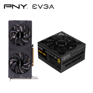 【猛！】PNY RTX 4070 Super 12GB VERTO OC Dual Fan+EVGA 850 G6