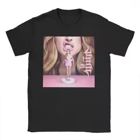 Lola Indigo Tour Merch T Shirt Men Humorous T-Shirt Summer Singer Tee Short Sleeve Tops Clothing