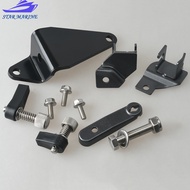 【Booming】 689-48501 Remote Control Attachment Kit For Yamaha Parsun Outboard Motor 2 Stroke 25HP 30H