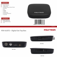 Receiver Tv | Set Up Box Tv Digital Polytron Receiver Alat Penerima