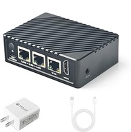 youyeetoo NanoPi R5S Mini Router with Metal Case,4GB LPDDR4 32GB EMMC, RK3568 Development Board 0.8T