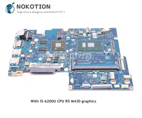 NOKOTION 5B20L45267 BIUS1 S2 Y0 Y1 LA-D451P For Lenovo yoga 510-14isk Laptop Motherboard SR2EY I5-62