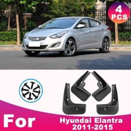 For Hyundai Elantra 2011-2015 2012 2013 Automotive Tire Mudgrd Waterproof Prevent Splashing Car Mud 