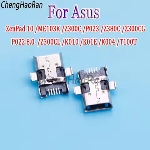 2 Pcs For ASUS ZenPad 10 ME103K Z300C P023 Z380C P022 8.0 Z300CG K010 K01E K004 T100T USB Charging I