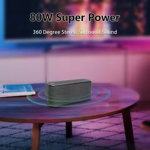 XDOBO X8 Plus Outdoor Soundbar 80W Heavy Bass EQ RGB Effects Home Theater TV Camping Riding Party Ca