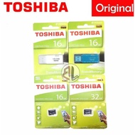Official Toshiba U202 16GB/32GB USB PenDrive Flash Drive M203 16GB / 32GB Micro SD Card Read Speed U