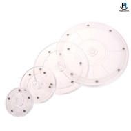 [GA] Turntable Transparent Acrylic 360 Rotating Display Stand Round Base Lazy Jewelry Decor Swivel P