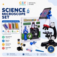 Microscope for Kids Alat Mikroskop Sains 1200 Magnification Science Educational Toys Science Experim