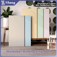 Premium Doff Vinyl Wall Paper 30CMx60CM PVC Wallpaper Doff Ceramic Sticker Wallfoam Doff YH1