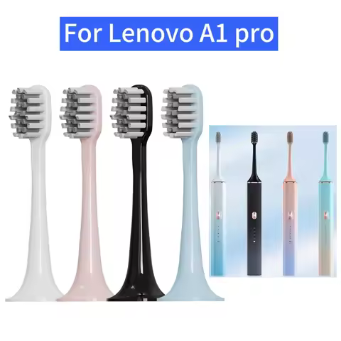 4-16PCS For LENOVO L-SET006 A1pro Electric Toothbrush Replacement Head Original Toothbrush Head Acce