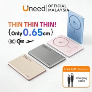 【3C+Qi2】Uneed Mini PowerBank 12000/6000mAh PD22.5W Magnetic Wireless 20W Fast Charging For iP17/16/1