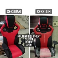 Servis kursi gaming (gaming chair) jakarta/luar kota Moltenn Equipment