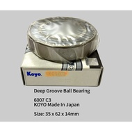 KOYO 6007 C3 BALL BEARING MADE IN JAPAN