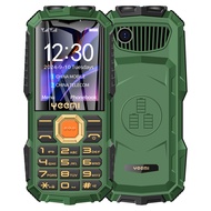 YeeMI Q7+ 4G Feature Phone 1.77 Inch Rugged Mobile Phone Big Loudspeaker LED Light 16800mAh Battery