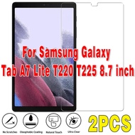 2Pcs Kaca Tempered untuk Galaxy Tab A7 Lite 8.7 Inci SM-T220 SM-T225 Pelindung Skrin Baru 9H 0.3mm F