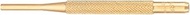 Starrett B565D Brass Drive Pin Punch, 4" Overall Length, 7/8" Pin Length, 5/32" Pin Diameter