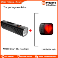 Magene AT1200/AT1600 Smart Bike Headlight Intelligence Bike lights for Night RidingCompatible with G