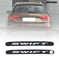 (SM)Carbon Fiber Rear Brake Light Lamp Car Sticker Decoration Cover for Suzuki Swift