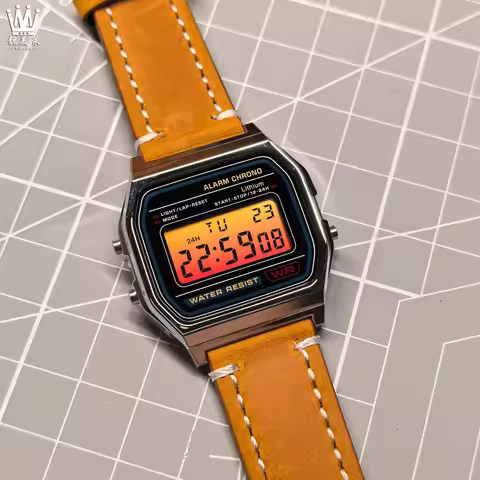 Rainbow Gradient Screen Film for Casio F-91W Display Sticker A158 A159 A168 Easy DIY Modification Wa