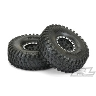 PROLINE HYRAX 1.9" RC CRAWLER TIRES W/IMPULSE WHEELS (BLACK/SILVER) 1 PACK 2 PCS