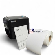Roll of 350 sheets of A6 paper to print e-commerce orders and shipping stamps, size 100x150mm for th