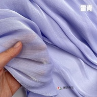 Glitter Crepe Gauze Fabric - Satin Smooth for Hanfu Lolita Dresses